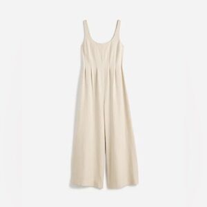 [NWT] Madewell Wide-Leg Tank Jumpsuit in Drapey Twill (Muted Stone) Size: 6